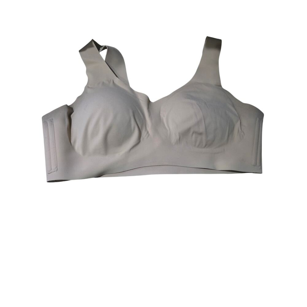 Honeylove‎ Bra 1X Womens Plus Size Tan Wireless Padded Stretchy Comfort Shaping